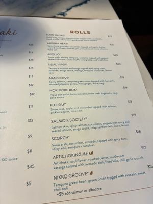 Menu photo 4 Oto Sushi Laguna Beach, CA Menu photo 4 Oto Sushi Laguna Beach, CA