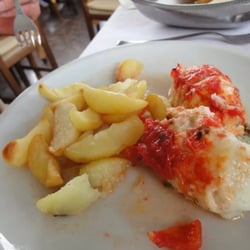 La Margherita - Fish with tomato sauce with potatoes