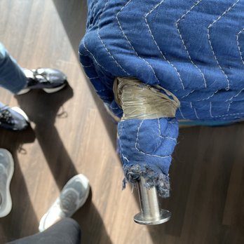 Oz Moving & Storage - Dirty blanket, broken sofa leg - Movers Near Me - New York, New York
