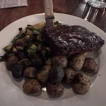 It's a Southern thing: Kitchen and Bar - Pete-Loaf tasted like Salisbury steak and was burned Dirty, partially cooked Roasted Potatoes and rubbery Crispy Brussels - Southern Near Me - Durham, North Carolina It's a Southern thing: Kitchen and Bar - Pete-Loaf tasted like Salisbury steak and was burned Dirty, partially cooked Roasted Potatoes and rubbery Crispy Brussels - Southern Near Me - Durham, North Carolina