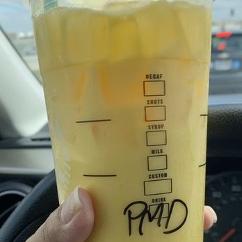 Starbucks - Ordered iced pineapple matcha, but was served iced golden ginger - Coffee & Tea Near Me - Burlington, Kentucky