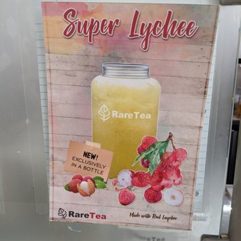 RareTea - Promo for Super Lychee - Bubble Tea Near Me - Sacramento, California