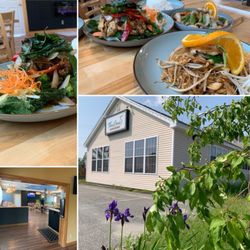 Situated between 2 auto parts stores this is one of the best restaurants the downeast region. Excellent authentic Thai menu.