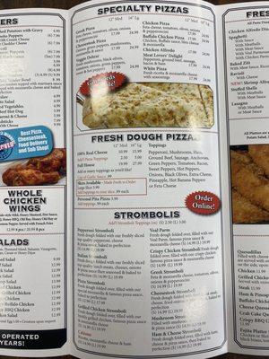 Menu photo 1 Middle River Pizzeria Middle River, MD