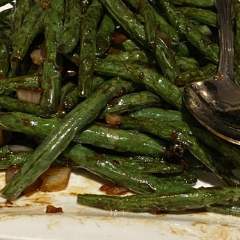 Sampan Cafe - Fresh String Beans Szechuan Style. Great flavor and cooked perfectly leaving a nice crunch - Dim Sum Near Me - Alexandria, Virginia