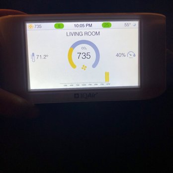 IQAir - Living room data interface - Appliances Near Me - La Mirada, California