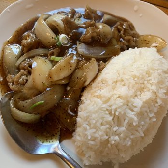 Davis Noodle City - Black Pepper Beef Lunch - Taiwanese Near Me - Davis, California