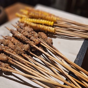 Little Skewer - Beef Belly (20 per order) and Corn (20 per order) - Chinese Near Me - Diamond Bar, California Little Skewer - Beef Belly (20 per order) and Corn (20 per order) - Chinese Near Me - Diamond Bar, California