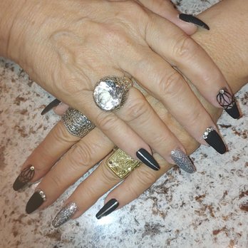 Posh Nails & Spa - Spectacular design for my Birthday nails! Thank you Tina! You never disappoint! - Nail Salons Near Me - Houston, Texas Posh Nails & Spa - Spectacular design for my Birthday nails! Thank you Tina! You never disappoint! - Nail Salons Near Me - Houston, Texas
