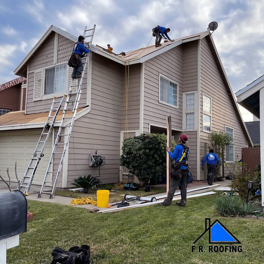 Slide of FR Roofing Services