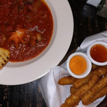 Girardi's Osteria - Starters: Calamari Fries and octopus in a delicious tomato sauce - Italian Near Me - Edmonds, Washington