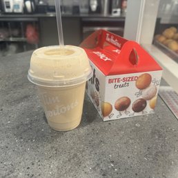 Timbits with Original Iced Capp