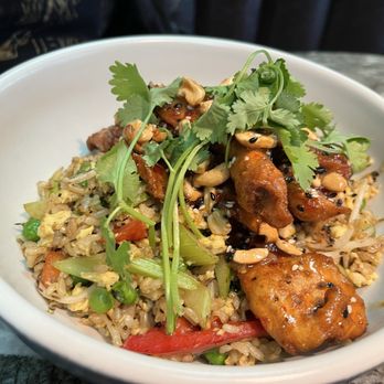 Tesota - Szechuan Chicken Fried Rice - Comfort Food Near Me - Phoenix, Arizona Tesota - Szechuan Chicken Fried Rice - Comfort Food Near Me - Phoenix, Arizona