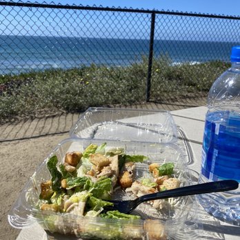 The Camp Store - Food was delish. I already ate 3/4 of this chicken Cesar Salad. It was so good, fresh. It was filled to the top of this container. $13 - Pizza Near Me - Carlsbad, California The Camp Store - Food was delish. I already ate 3/4 of this chicken Cesar Salad. It was so good, fresh. It was filled to the top of this container. $13 - Pizza Near Me - Carlsbad, California