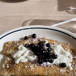 New Lemon Ricotta Blueberry Crepes