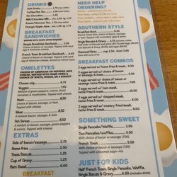 Joann's Cafe - Menu