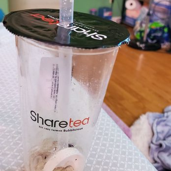 Sharetea - a smoothie in a plastic cup with a straw - Bubble Tea Near Me - Vallejo, California Sharetea - a smoothie in a plastic cup with a straw - Bubble Tea Near Me - Vallejo, California