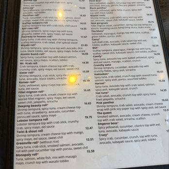 Konnichiwa - Menu specialty rolls - Sushi Bars Near Me - Fort Mill, South Carolina Konnichiwa - Menu specialty rolls - Sushi Bars Near Me - Fort Mill, South Carolina