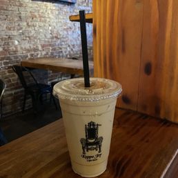Iced vanilla latte Iced vanilla latte