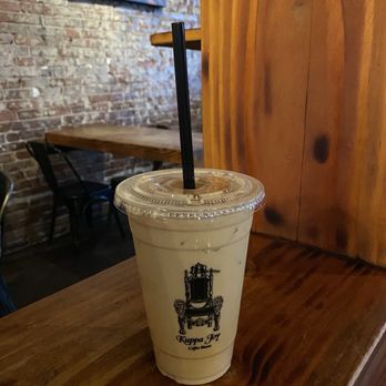 Kuppa Joy Coffee House - Iced vanilla latte - Coffee & Tea Near Me - Clovis, California Kuppa Joy Coffee House - Iced vanilla latte - Coffee & Tea Near Me - Clovis, California