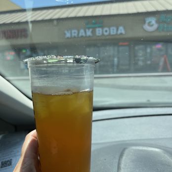 Krak Boba - Mango Tea - Bubble Tea Near Me - Corona, California