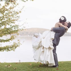 Dreamlove Wedding Photography - These two... so happy! From a rustic wedding at Church's Landing on Lake Winnipesaukee in Meredith, NH.