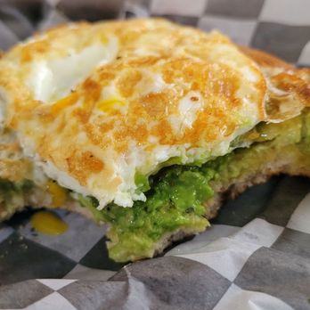 Elwood's Shack - Avocado toast with my side of egg over medium - Barbeque Near Me - Memphis, Tennessee Elwood's Shack - Avocado toast with my side of egg over medium - Barbeque Near Me - Memphis, Tennessee