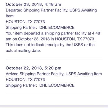 DHL Express - Again, today is November 5th!...Still no sign of movement since! - Shipping Centers Near Me DHL Express - Again, today is November 5th!...Still no sign of movement since! - Shipping Centers Near Me