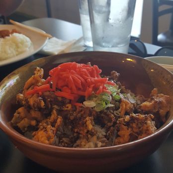 Ducks - Karagu /fried chicken bowl with sauce - Japanese Curry Near Me - San Gabriel, California