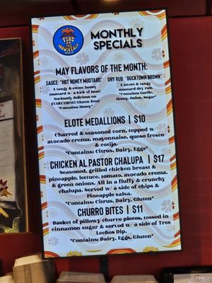 Menu photo 7 Fire On The Mountain Denver, CO