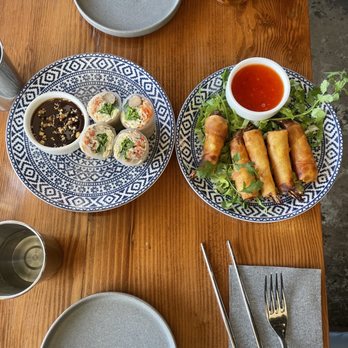 Gingergrass - Tofu Summer Rolls and Shrimp thingees - Vietnamese Near Me - Los Angeles, California