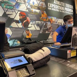 The North Face Gilroy Premium Outlets - Did you know it's like 50 degrees here in August ? ? Was not prepared for that