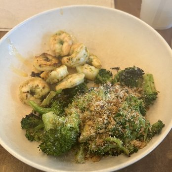 Flower Child - Broccoli and shrimp - New American Near Me - McLean, Virginia
