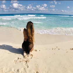 Playa Punta Cancún - New year, same beach bum! #Winter