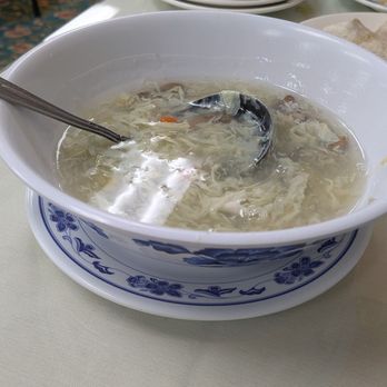 China Point - Egg flower soup  and fried  shrimp and crab  wonton - Chinese Near Me - Rancho Cucamonga, California