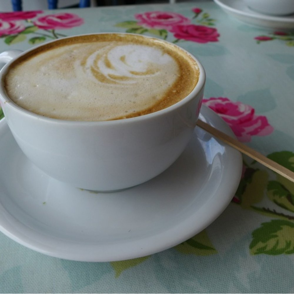 My yummy latte. My yummy latte.