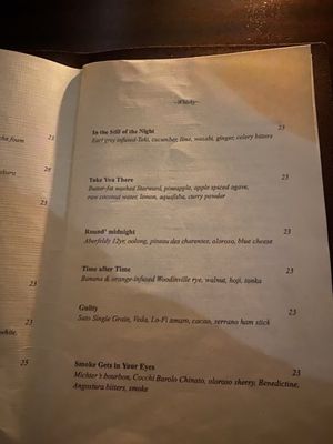 Menu photo 4 Angel's Share New York, NY Menu photo 4 Angel's Share New York, NY