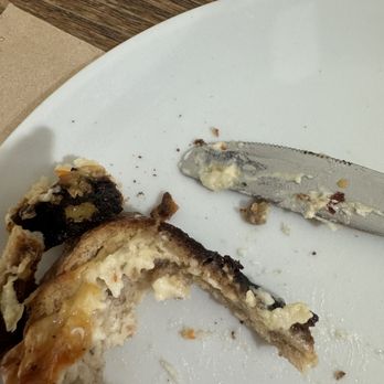 Ruby’s Bakery and Café - Had to cut off all around toast because it was hard and burnt - Cafes Near Me - Lodi, California