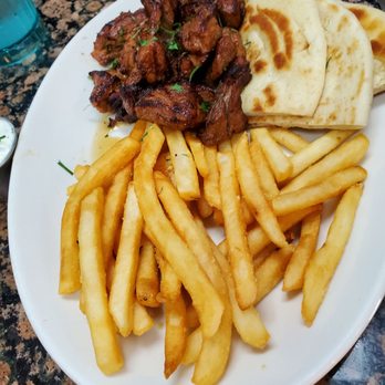 Chris' Taverna - Souvlaki platter - Greek Near Me - Boynton Beach, Florida Chris' Taverna - Souvlaki platter - Greek Near Me - Boynton Beach, Florida