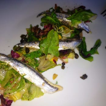 Volterra - Wilted Chicory with Whole White Sardines - Italian Near Me - Kirkland, Washington Volterra - Wilted Chicory with Whole White Sardines - Italian Near Me - Kirkland, Washington