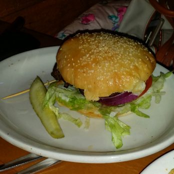 Texas Roadhouse - Hamburger ordered with lettuce and tomatoes - Steakhouses Near Me - Albany, New York Texas Roadhouse - Hamburger ordered with lettuce and tomatoes - Steakhouses Near Me - Albany, New York
