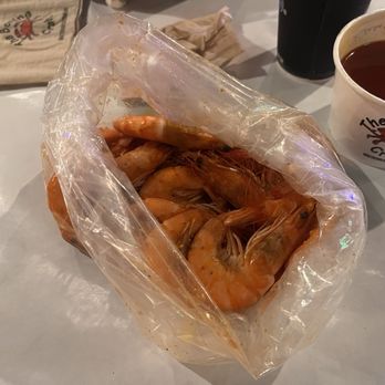 The Boiling Crab - 1lb shrimp whole shabang milk - Seafood Near Me - San Marcos, California The Boiling Crab - 1lb shrimp whole shabang milk - Seafood Near Me - San Marcos, California