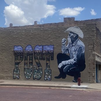 George's Famous Food - Town mural - Diners Near Me - Post, Texas George's Famous Food - Town mural - Diners Near Me - Post, Texas