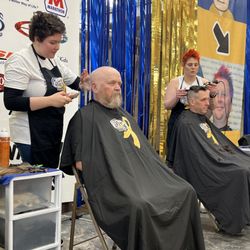 Evolve Salon & Spa - Volunteering at Brave the shave '24