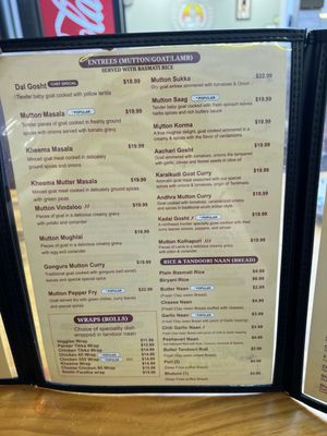 Menu photo 5 Bombay Biryanis Tucker, GA