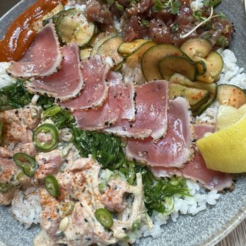 Pacific Catch - Chirashi Bowl | Ahi Three Ways - Seafood Near Me - Tustin, California Pacific Catch - Chirashi Bowl | Ahi Three Ways - Seafood Near Me - Tustin, California