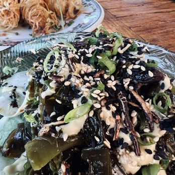 Wolf In The Fog - Seaweed salad and fried oysters - Canadian (New) Near Me - Tofino, British Columbia