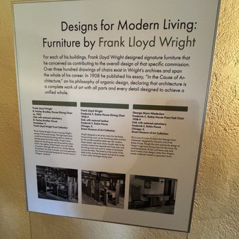 Frederick C Robie House - Info on FLW furniture. - Landmarks & Historical Buildings Near Me - Chicago, Illinois