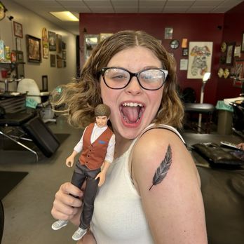 Balboa Tattoo - My daughter showing off her in memory tattoo of Liam Payne from One Direction - Tattoo Near Me - Newport Beach, California Balboa Tattoo - My daughter showing off her in memory tattoo of Liam Payne from One Direction - Tattoo Near Me - Newport Beach, California