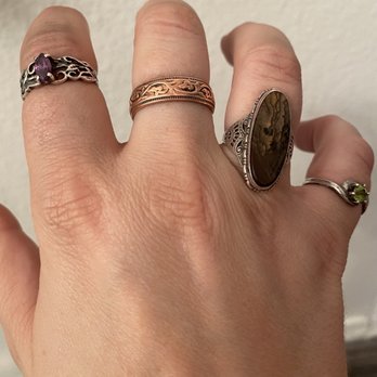 Cherokee Trading Post - Copper ring from the gift shop - Chicken Wings Near Me - Calumet, Oklahoma